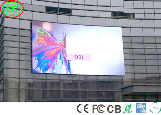 Outdoor P6 SMD2727 1R1G1B 7000cd/m2 Full Color LED-panelen Outdoor full color led display