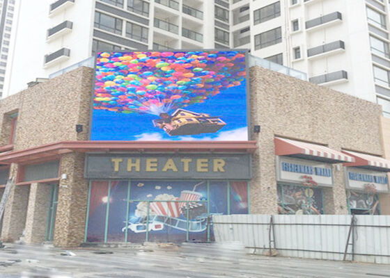 P5 Volkleurig Buitenwaterdicht Hoge helderheid Vaste installatie Grote reclame-LED-billboards
