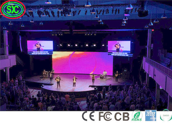 Full Color LED Verhuur Scherm voor Outdoor All Talent Stage 2500 Nits Helderheid 3 Hoge Pixel Dichtheid 40000dots/sqm