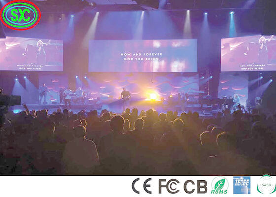 Full Color LED Verhuur Scherm voor Outdoor All Talent Stage 2500 Nits Helderheid 3 Hoge Pixel Dichtheid 40000dots/sqm