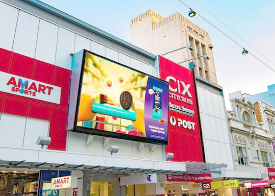 Buiten digitale billboard gemonteerde video volkleurige P10 groot LED-advertentie scherm