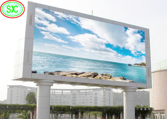 Buiten waterdicht staalkas Advertentie Led Displa SMD Full Color Led Panels Advertentie led scherm