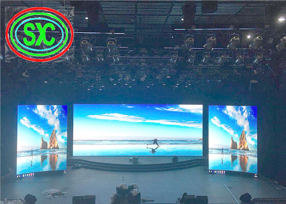 Fixed Stage Indoor Full Color HD 4K P3 Rental LED Display Pixeldichtheid 62500/m2