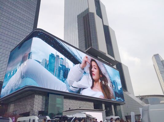 P6 High Definition IP65 Buiten straat snelweg Gebouw Adverteerbare LED-schermen