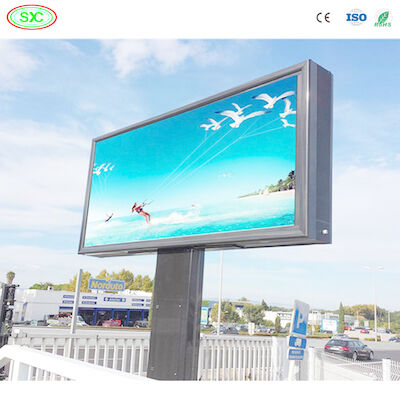 Full Color Groot stadion Buitenbouw Vaste waterdichte P10 LED-advertentieborden