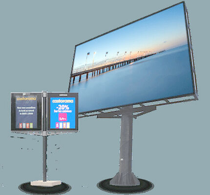 Waterdicht P10 Outdoor Full Color Advertising Led Video Display 5000 cd / m2 Helderheid