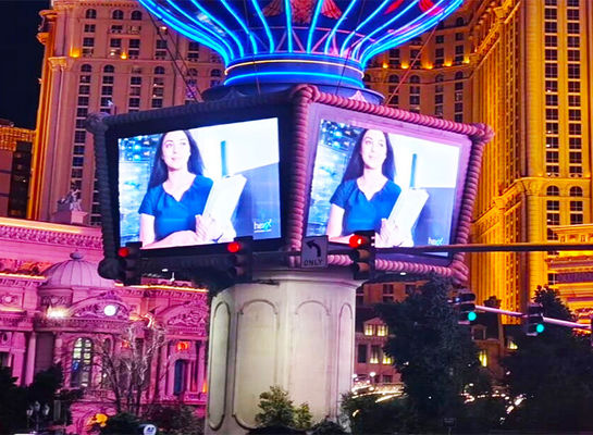 P10 Buiten LED Reclame Scherm 10mm Pixel Pitch IP65 Waterdicht