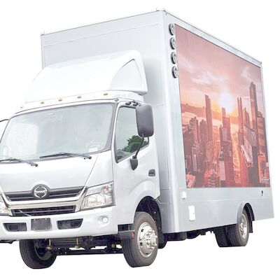 P10 Reclamevoertuig Touring Mobile Outdoor Waterdicht LED Video Wand Auto Cinema