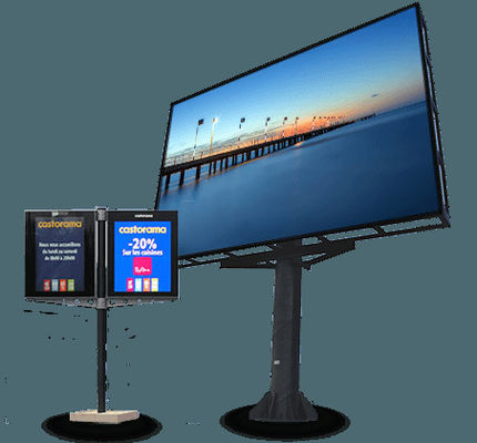 P10 Buiten LED Reclame Scherm 10mm Pixel Pitch IP65 Waterdicht