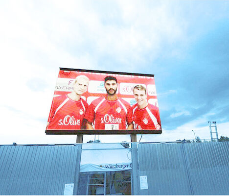 Hoge helderheid Helder beeld P6 2x3m Reclame Outdoor Full Color Led Display Screen