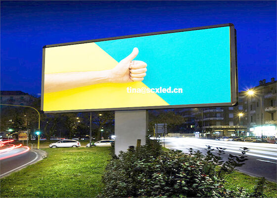 Buitenbouw P6 SMD Reclame Billboard Grote warmteafvoer Volle kleur
