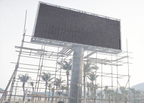 P5 Outdoor Full Color LED Display Screen Wide Viewing Angle Vaste installatie LED-bord