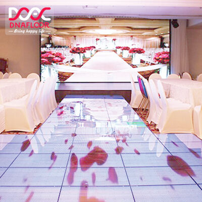 Waterdicht Indoor Outdoor P4.81 Night Club Wedding Party LED Dansvloer Nierenscherm