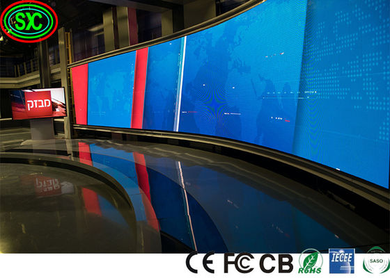 P3.91 Binnen LEIDENE van het Krommestadium de Schermen Naadloze Verbinding in Video LEIDENE Vertoning Klaar te verschepen