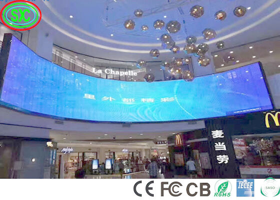 Indoor 1100cd/M2 P3.91 Curved Stage LED Screen 240W/M2 led stage achtergrond scherm