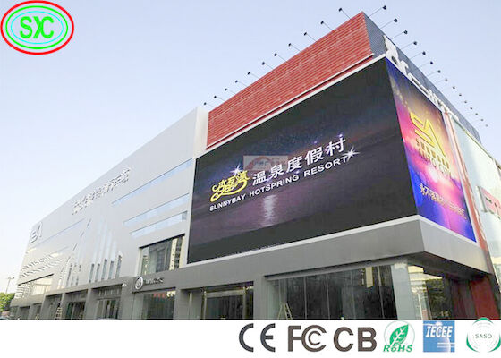 Full Color 6000cd/M2 10mm Pixel Advertising Led Panel SMD3535 led scherm buiten advertenties