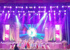 Kerk podium achtergrond groot led display scherm paneel muur full color p3 podium led scherm binnen