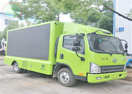 IP65 Video Digitale Truck Gemonteerd Led Display Volkleur 10mm Pixel Pitch