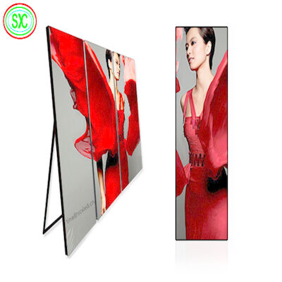 Indoor P2.5 Led Poster Advertising Board LED Display Screen 4G WiFi USB Control Volle kleur