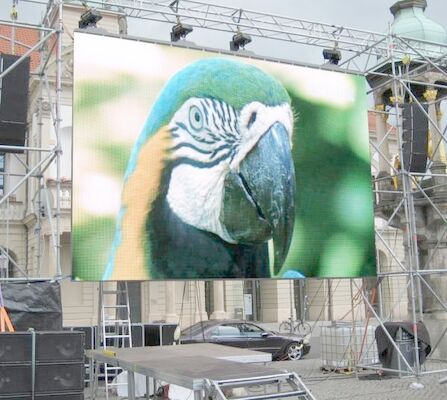 Indoor SMD2121 P5 Full Color Stage LED Die-Casting Aluminium Screen Stalen doos Event LED Screen