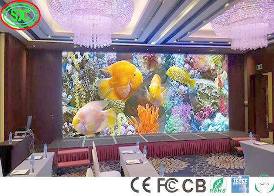 Indoor SMD2121 P5 Full Color Stage LED Die-Casting Aluminium Screen Stalen doos Event LED Screen