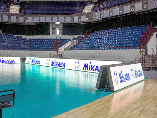 Hoogresolutionair stadion volkleurig LED-gecast aluminium scherm, 7500 cd/m2 High Definition Video Display