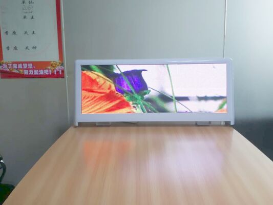 openlucht van de LEIDENE van de de kantenauto van p5 96x32cm kabinet 2 Lichtgewicht de Taxi Hoogste leiden Tekenvertoning met de Controle van WIFI 4G