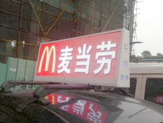 Full Color P5 Car LED Sign Display Led Video Display met aluminium kast