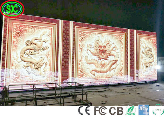 P4 IECEE SABER Indoor Led Video Screens SMD2121 IP31 Voor het podium volkleurend led-scherm