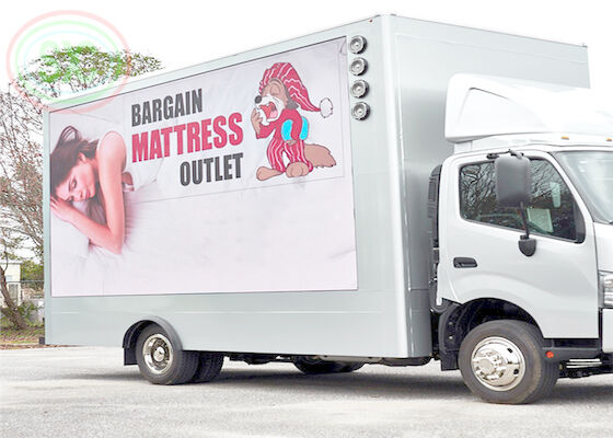 IP65 Video Digitale Truck Gemonteerd Led Display Volkleur 10mm Pixel Pitch