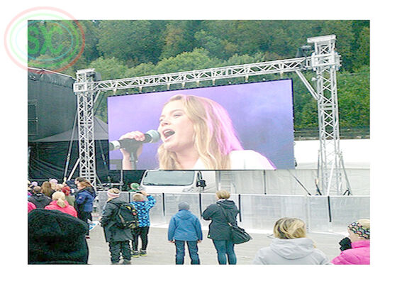 P3.91 LED-wand-LED-scherm, HD-LED-afstandsbediening met alle toebehoren