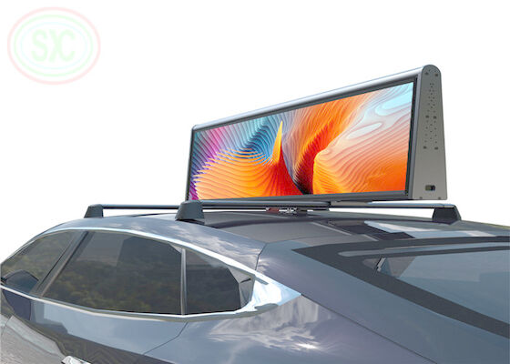 Buiten Dubbelzijdig P5 HD Full Color Auto Taxi Dak Led-bord Display
