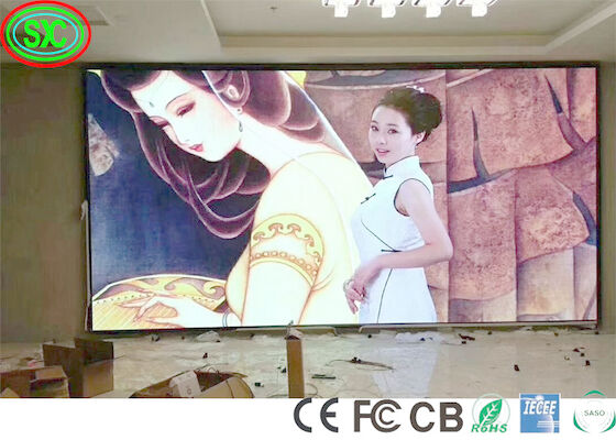 P3.91 Indoor stage full color rental led display high-end die casting aluminium kast achtergrond scherm podium led scherm