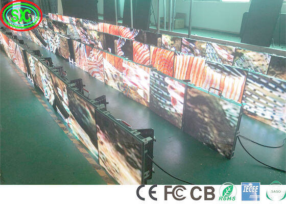 900 cd/m2 SASO IECEE Led-schermen voor het podium P3.91 7056 Dots Stage LED Video Wall led-scherm voor het podium