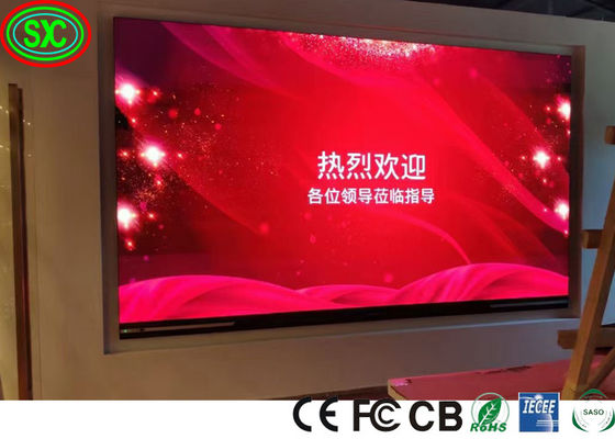 De binnen Volledige Hoge vernieuwingsfrequentie van de Kleurenhd vertoning P2 P2.5 P3 P4 over 3840hz die Geleide videovertoning voor Confrence adverteren