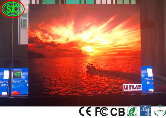 Goede prijs Naadloos IP43 250W/M2 GOB LED-display P1.9 P2 P2.5 IECEE reclame led-schermen online