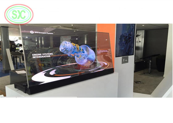 1R1G1B Transparent LED drapery display IP43 62500 Dots/Sqm 3 jaar garantie
