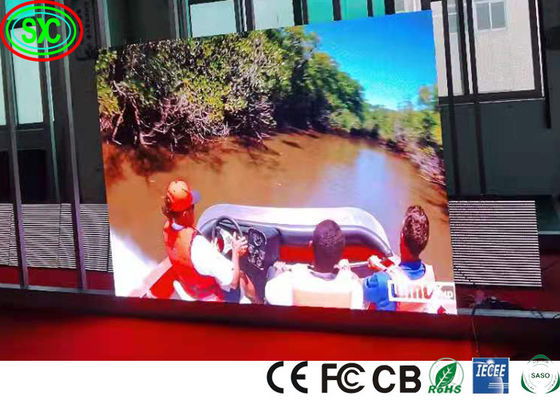 GOB Verhuurkas met gegoten aluminium 256*128mm Indoor Full Color LED Display GOB