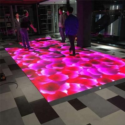 Volkleurige Disco Night Club Mat Light Up Dance Floor P4.81 LED-panelen voor trouwfeest