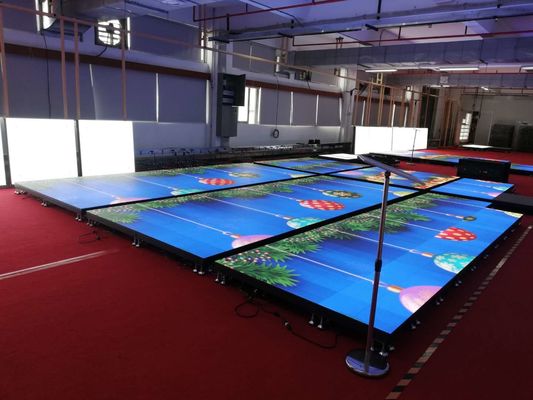 Indoor 4,81mm Pixel Pitch LED Dance Floor Panel 500x500mm IP65 waterdicht