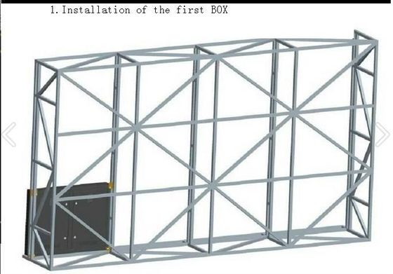 P10 Buiten LED Billboard 50000cd/m2 Helderheid IP65 waterdicht