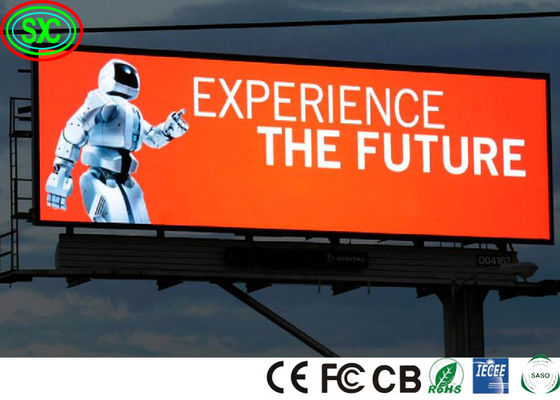 Vaste full-color LED die-cast aluminium reclame scherm ijzeren kast, 111111 punten / m2