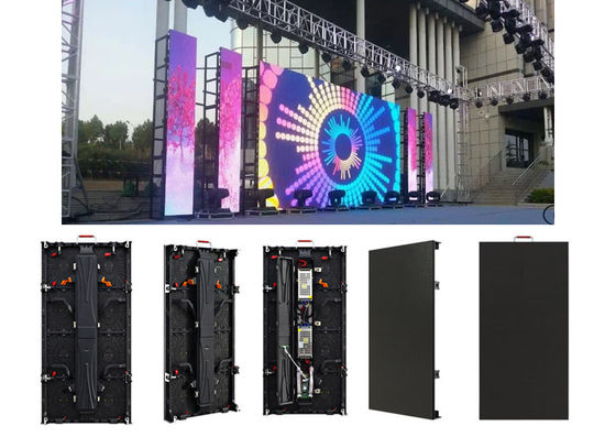 Binnen van het LEIDENE van HD P3.9 de Achtergrond Geruisloze 3840Hz Vernieuwingsfrequentie het Schermstadium, 500x500mm kabinet, 1920hz-tarief, het systeem van de Novacontrole
