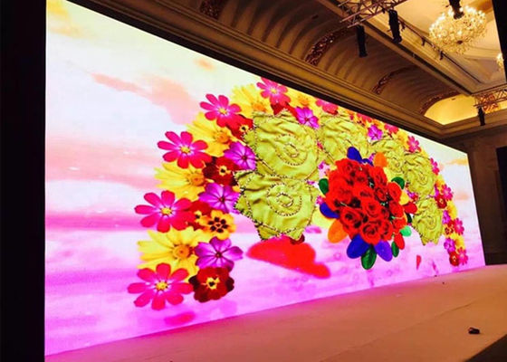 Indoor SMD 3535 P4 HD Full Color Electronic Front Service Led Display met magnetische modules