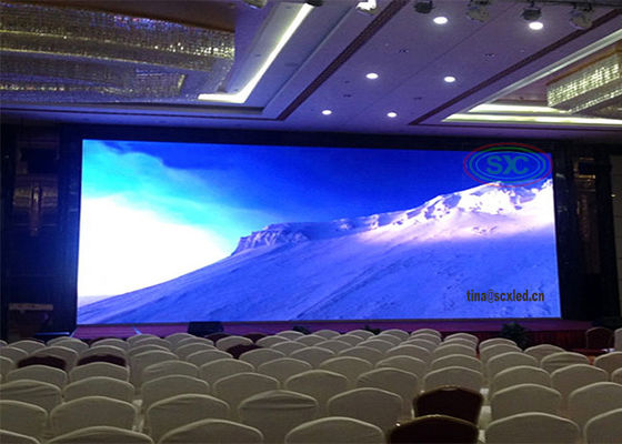 Indoor SMD 3535 P4 HD Full Color Electronic Front Service Led Display met magnetische modules