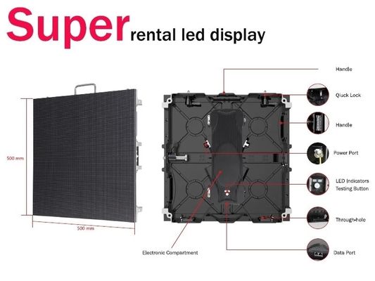 Full color HD Led display Video Wall P3.91 Buiten waterdicht hoge helderheid Voor evenementen Huur