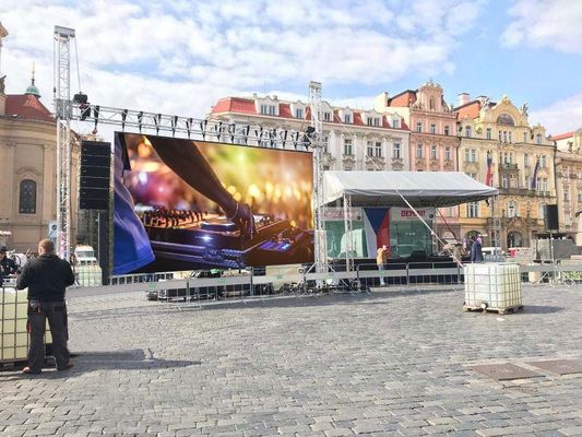 Geruisloze ultra dunne wand binnen buiten P4 Huur Led Display Advertentie 3 jaar garantie