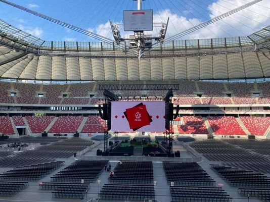 HD P3.91 podium achtergrondontwerp led tv studio scherm/indoor led video wandpaneel scherm