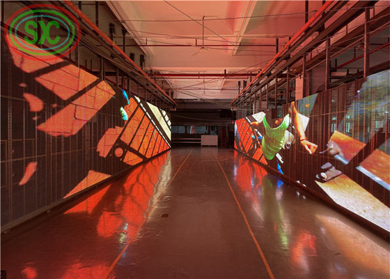 2000 cd / m2 Helderheid Doorzichtig LED-scherm, Full-Color Reclame LED-billboards