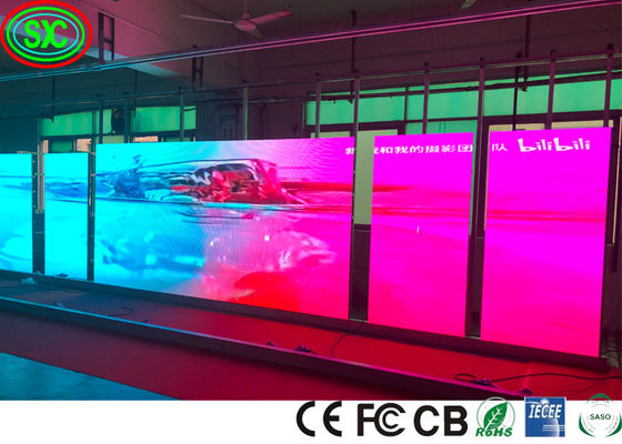 CVBS P3.91 P4.81 SMD272 Stage LED-schermen Indoor 300W/M2 full color led display scherm